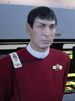 Willi Wiegand "el vulcano Willi" como el Sr. Spock de la época de las películas