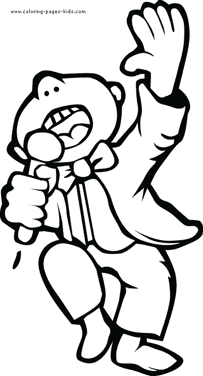 Coloring Pages for Kids: Singing Coloring Pages