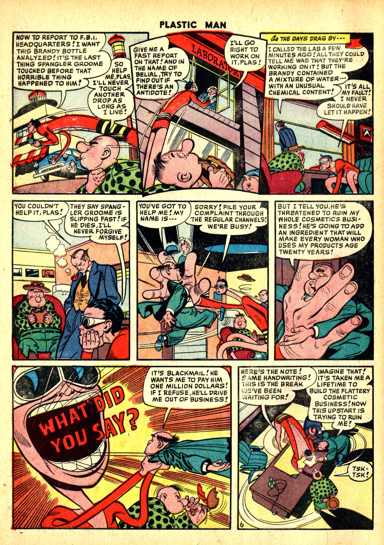 Read online Plastic Man (1943) comic -  Issue #23 - 8