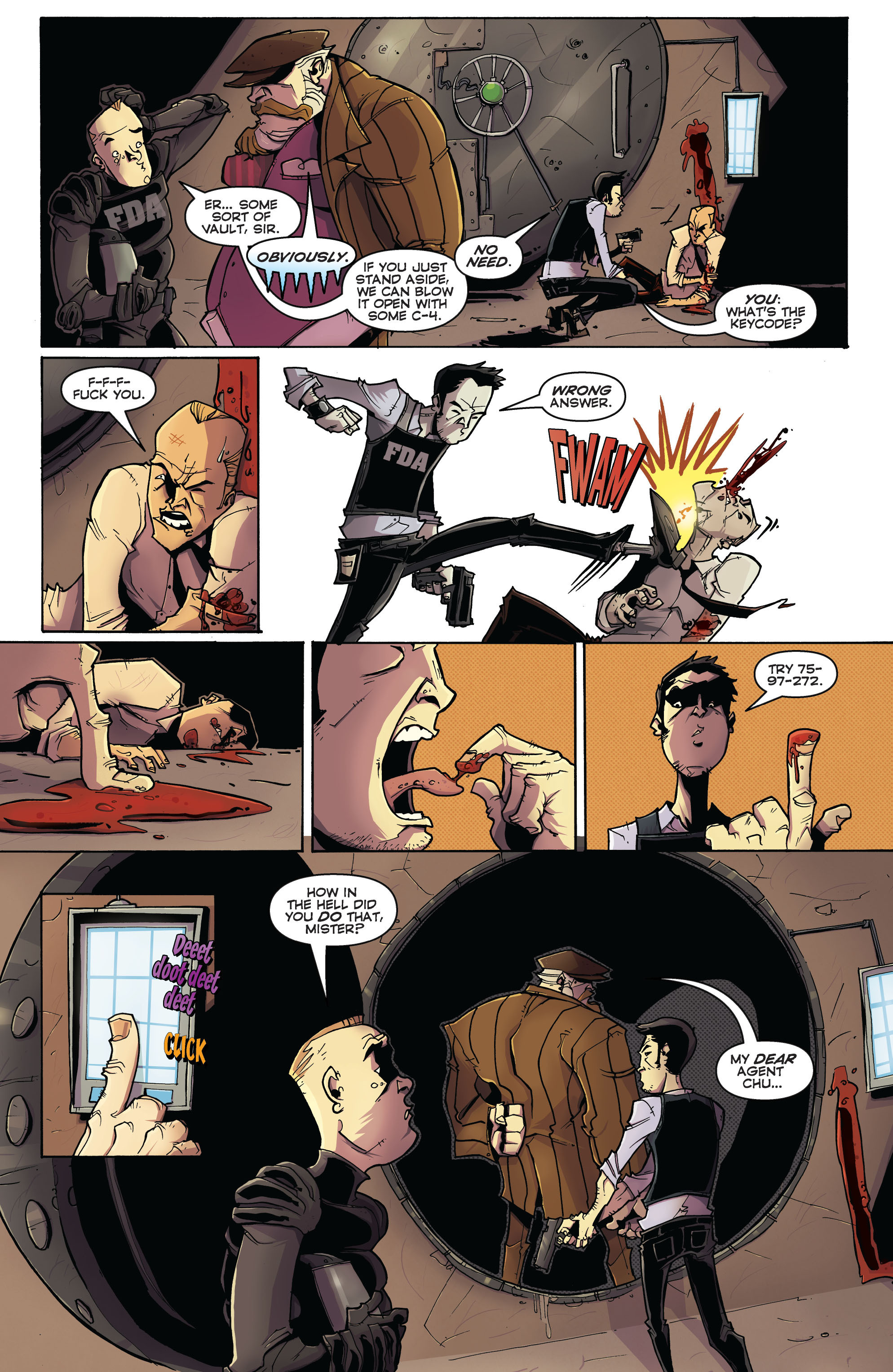 Read online Chew comic -  Issue #5 - 6