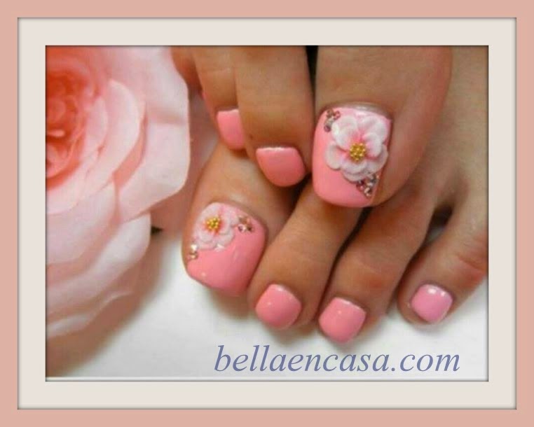 Diseños y decoraciones para uñas de los pies, colección de fotos - Bella en Casa Diseños Y Decoraciones Para Uñas De Los Pies, Colección De Fotos - Bella En Casa
