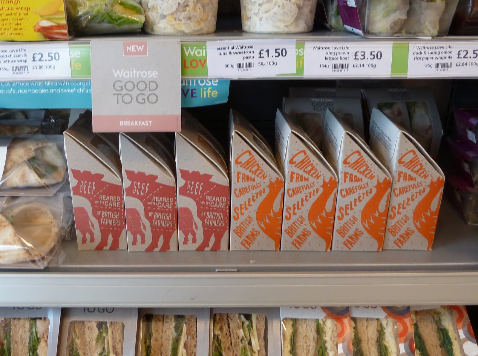 Rebecca Sutherland Good to Go sandwich range for Waitrose