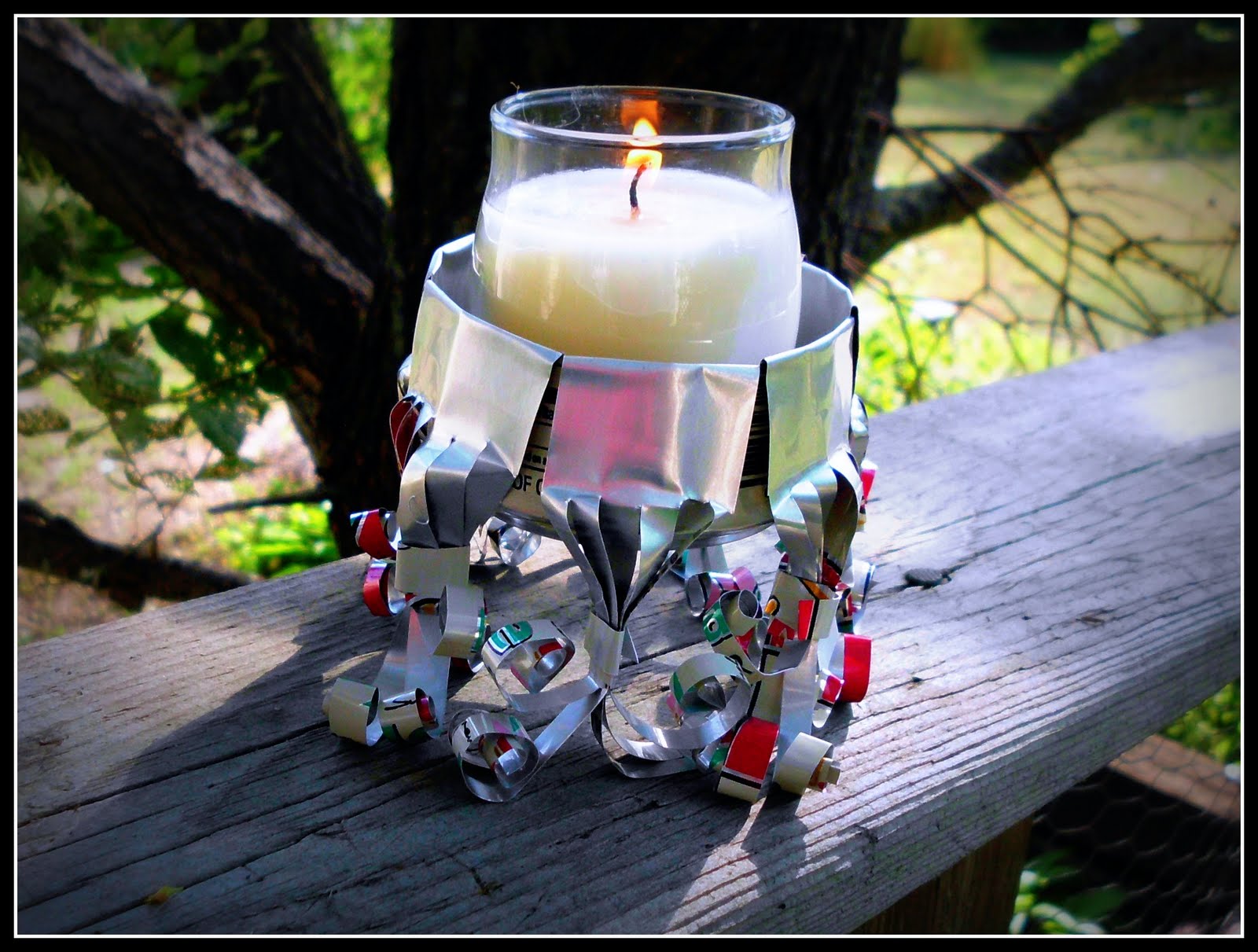 365 doovers Day 197 July 23 aluminum can candle holder