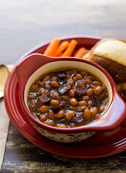 beans baked pressure cooker pot instant cooking recipes sauce dish recipe today sweet plate side toast sticky smokey scratch summer