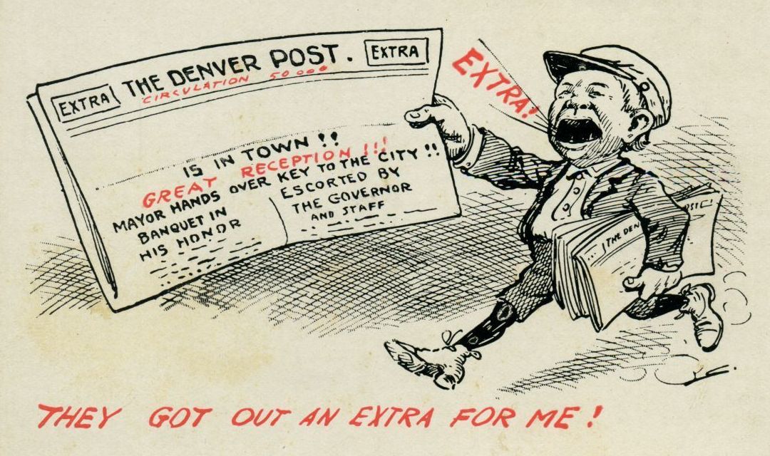 Colfax Avenue Vintage Ad for The Denver Post