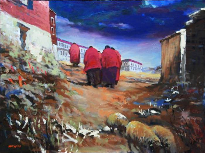 Люди и пейзажи Тибета. Ming Jing Wang