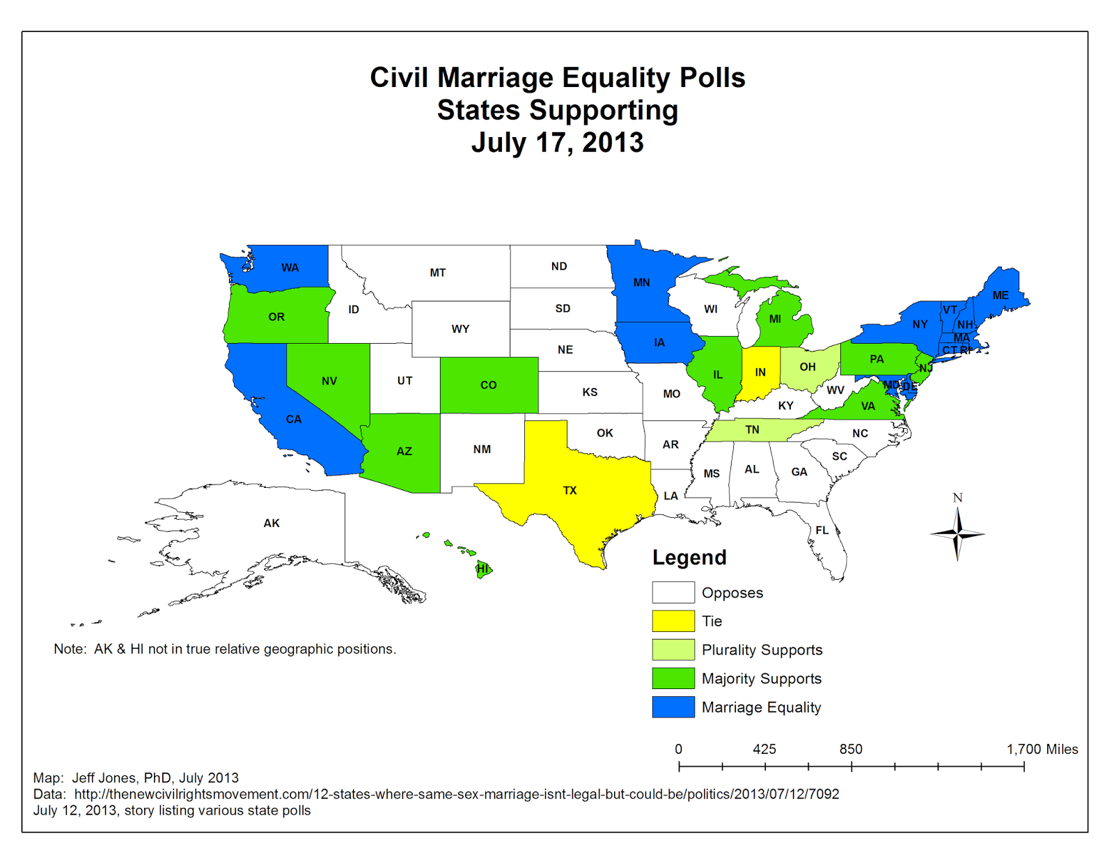 Middling America Gay Marriage The Next States to Walk Down the Aisle?