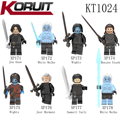 Sociale wetenschappen Ster Celsius KORUIT KT1024: Game of Thrones Night's Watch and White Walker Minifigs  Preview