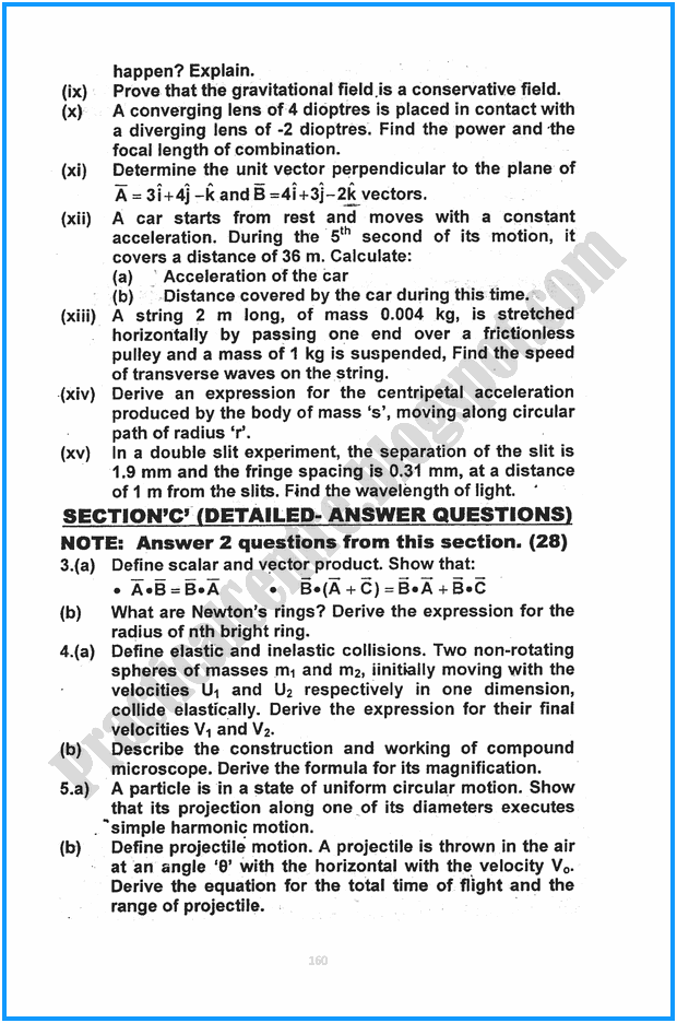 11th-physics-five-year-paper-2016