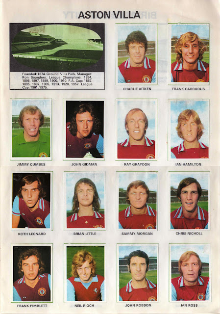 TWB22: TO UPDATE Division One 1976 1977 Liverpool Aston Villa