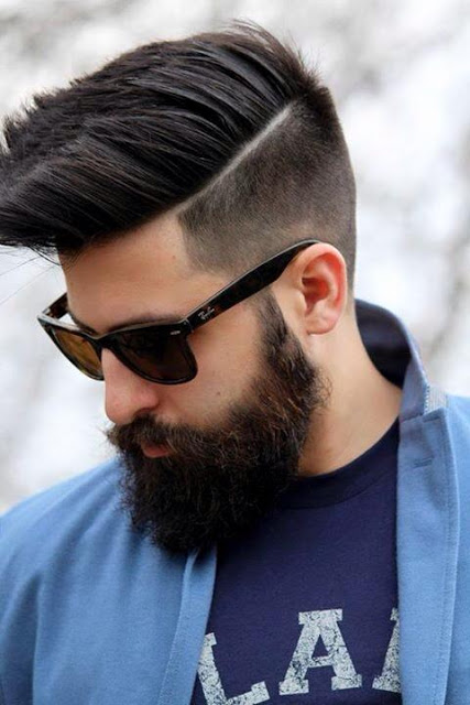 اجدد واجمل ستايلات ذقن مع تسريحات شعر _ قصات شعر ولحيه جديده