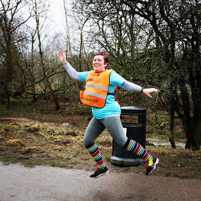 Today I ran My First Half Marathon : Jumping for joy... GroupRun Blackburn Celebration Run (Winter Plan)