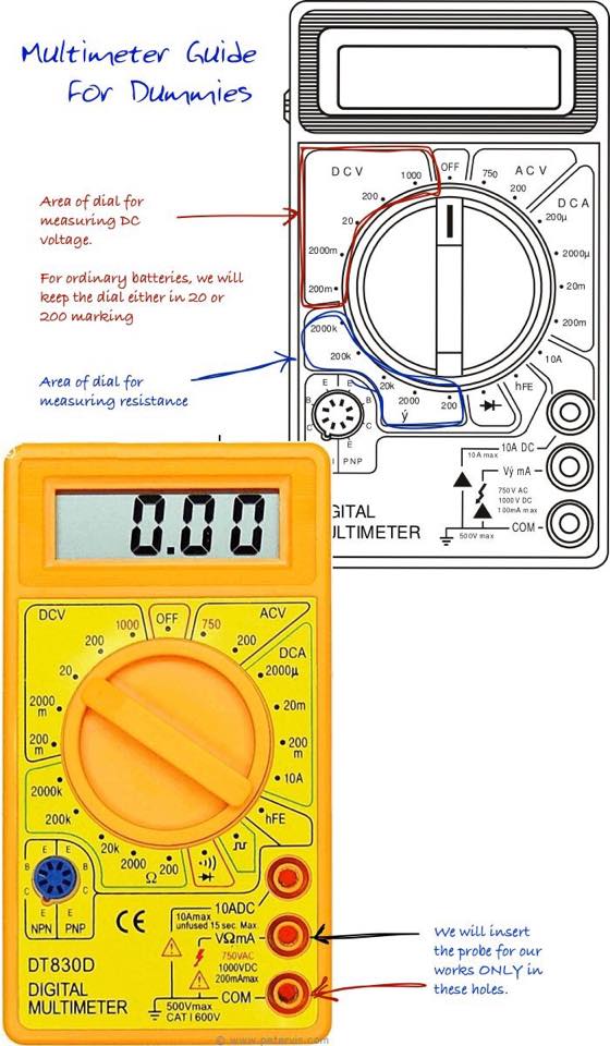 Multimeter Guide for Dummies Electrical Engineering Blog