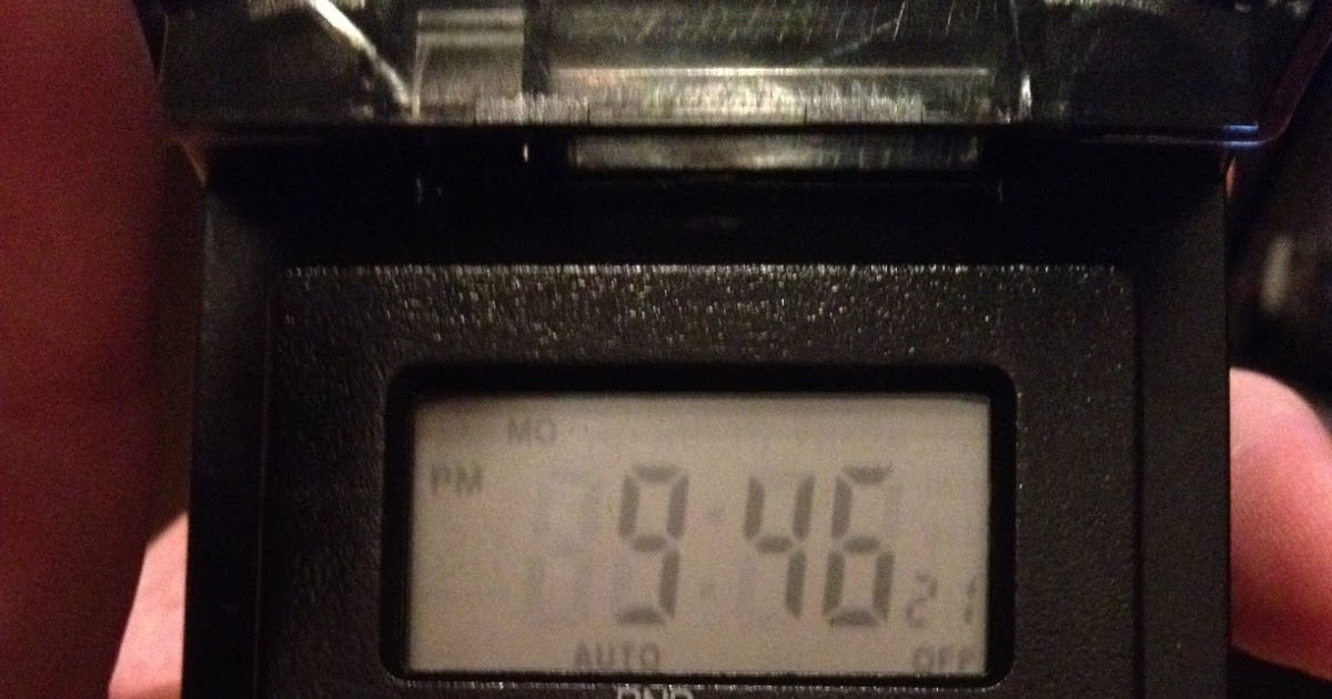 Purple Monkey Dishwasher How to program a Noma Outdoor Timer model 052