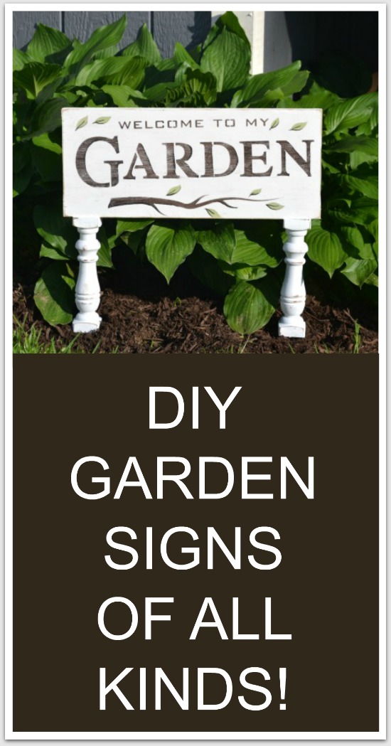 How to Make Rustic Signs for the Garden