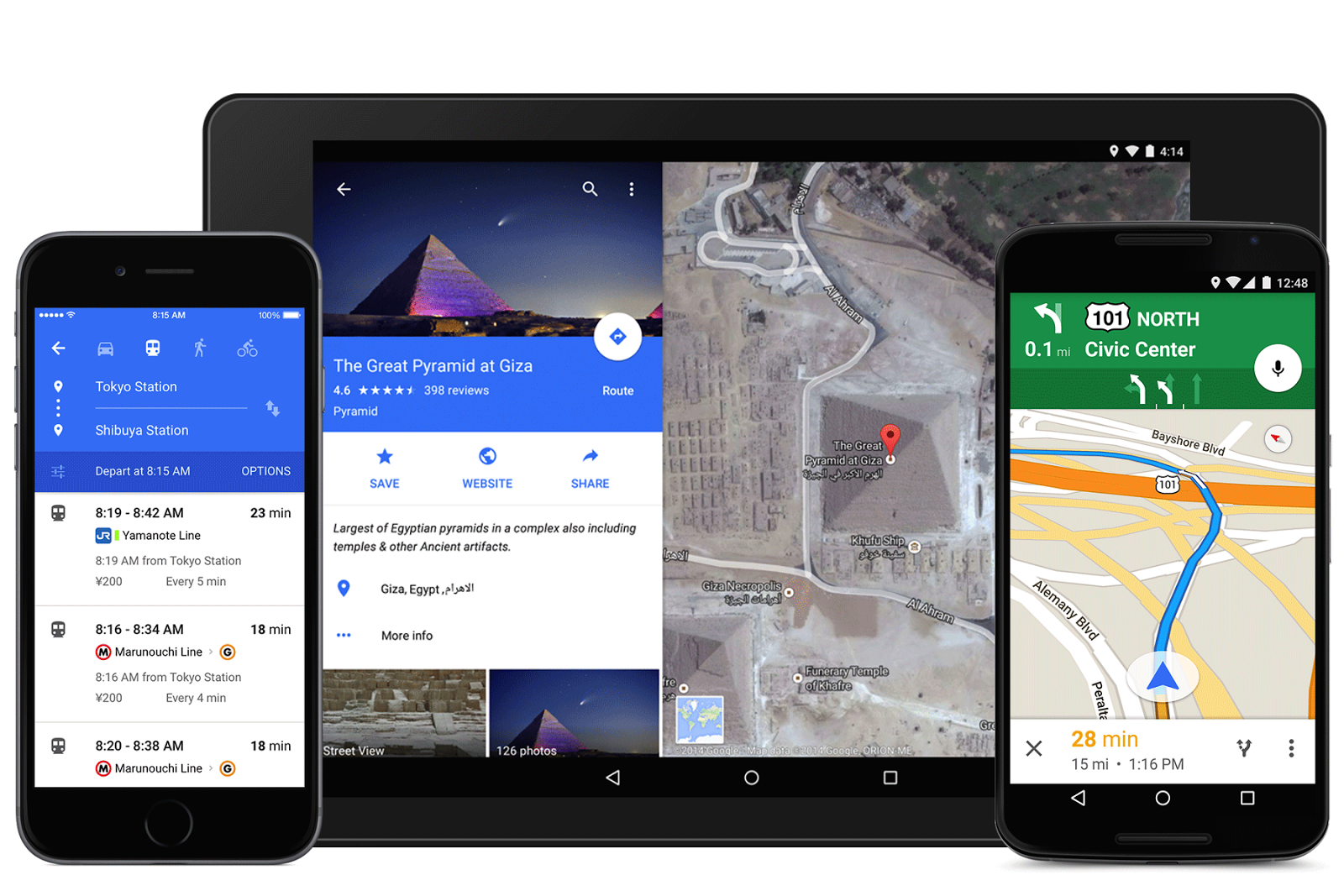Google Maps si aggiorna e veste il Material Design