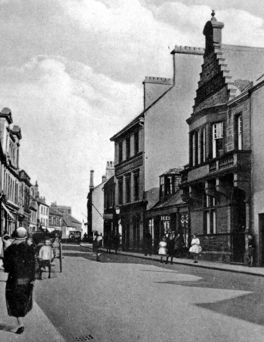 Tour Scotland Old Photograph Lodge of the Freemasons Kilwinning Scotland