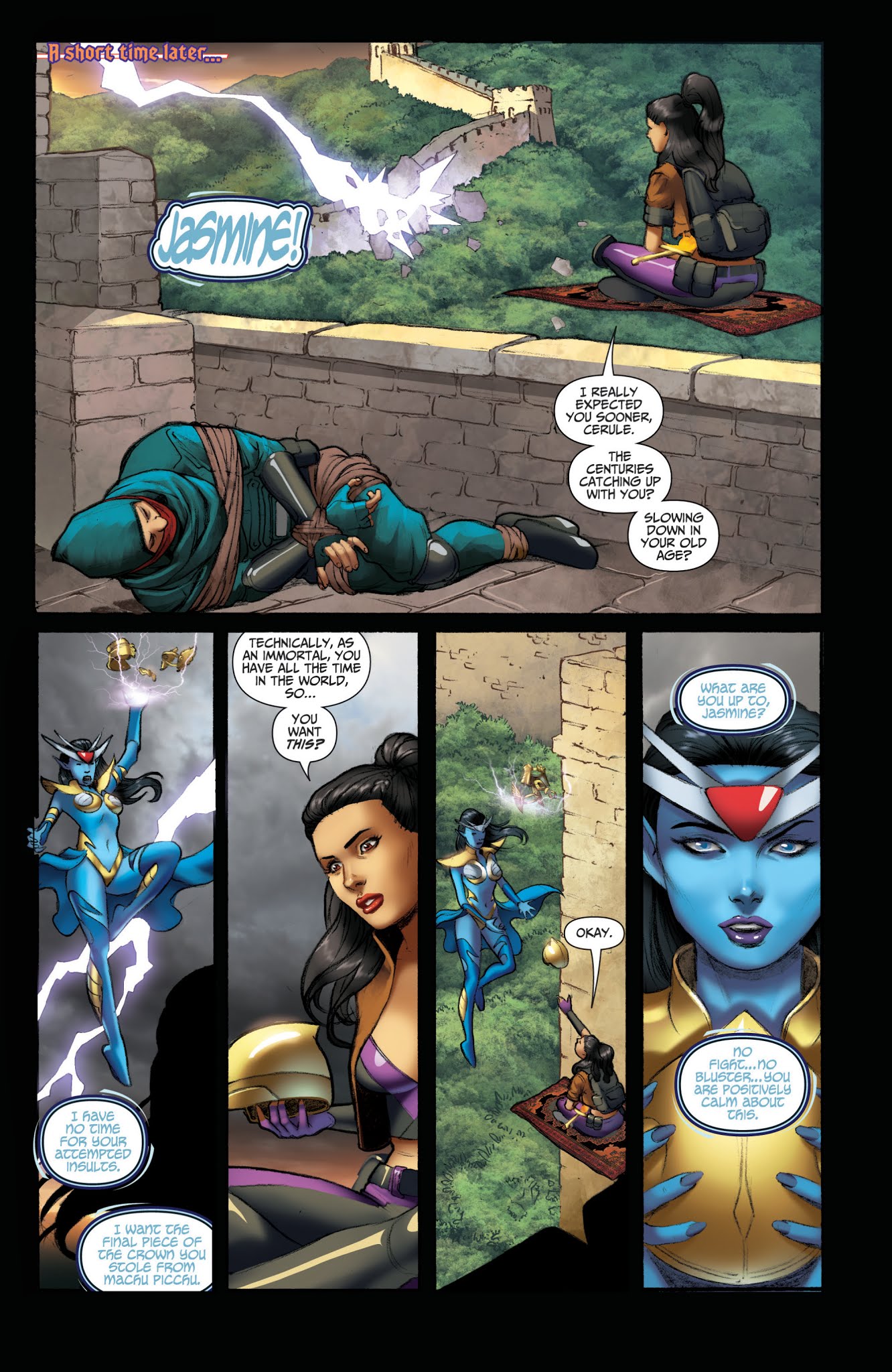 Read online Jasmine: Crown of Kings comic -  Issue #5 - 8
