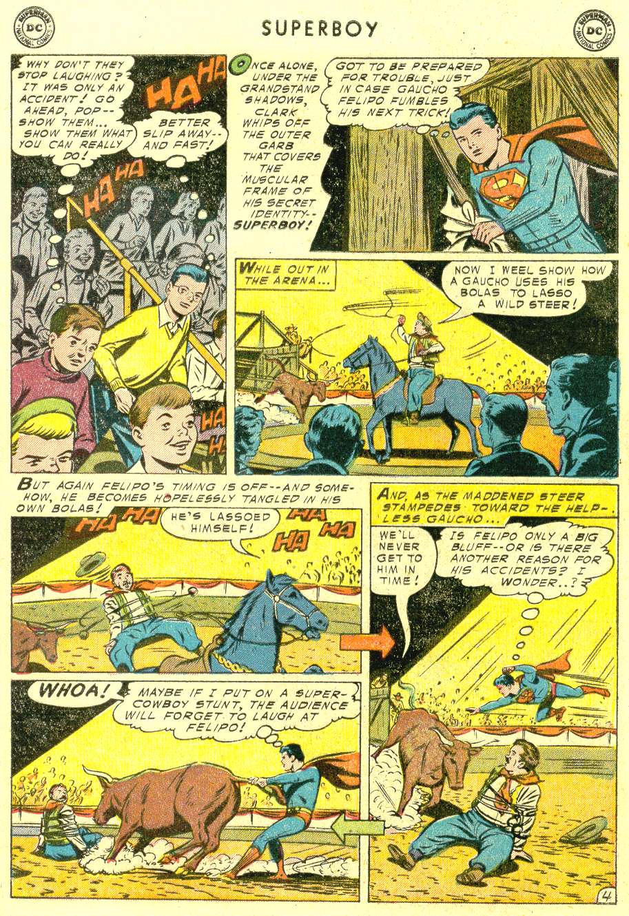 Read online Superboy (1949) comic -  Issue #42 - 27