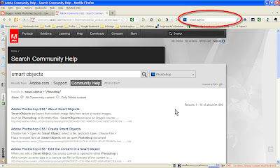 Choose search provider in Firefox Choose search provider in Firefox