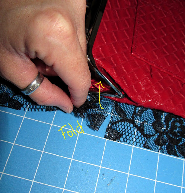 WobiSobi Project ReStyle 52, Lace Clutch, DIY