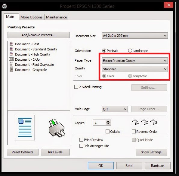 Cara Mengatasi Hasil Print Epson Beda Dengan Monitor Bedah Printer