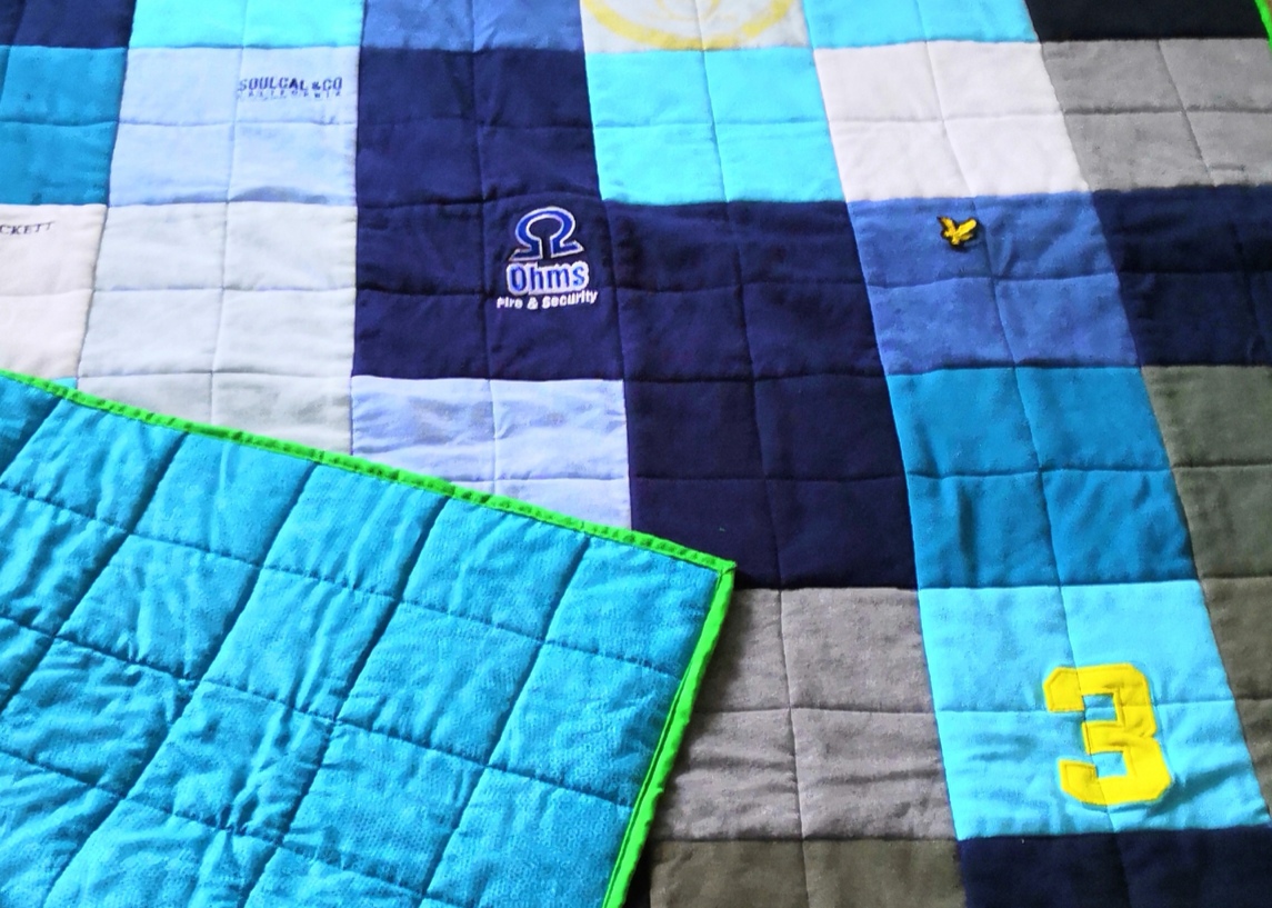 Make a memory quilt: how to sew a t-shirt quilt