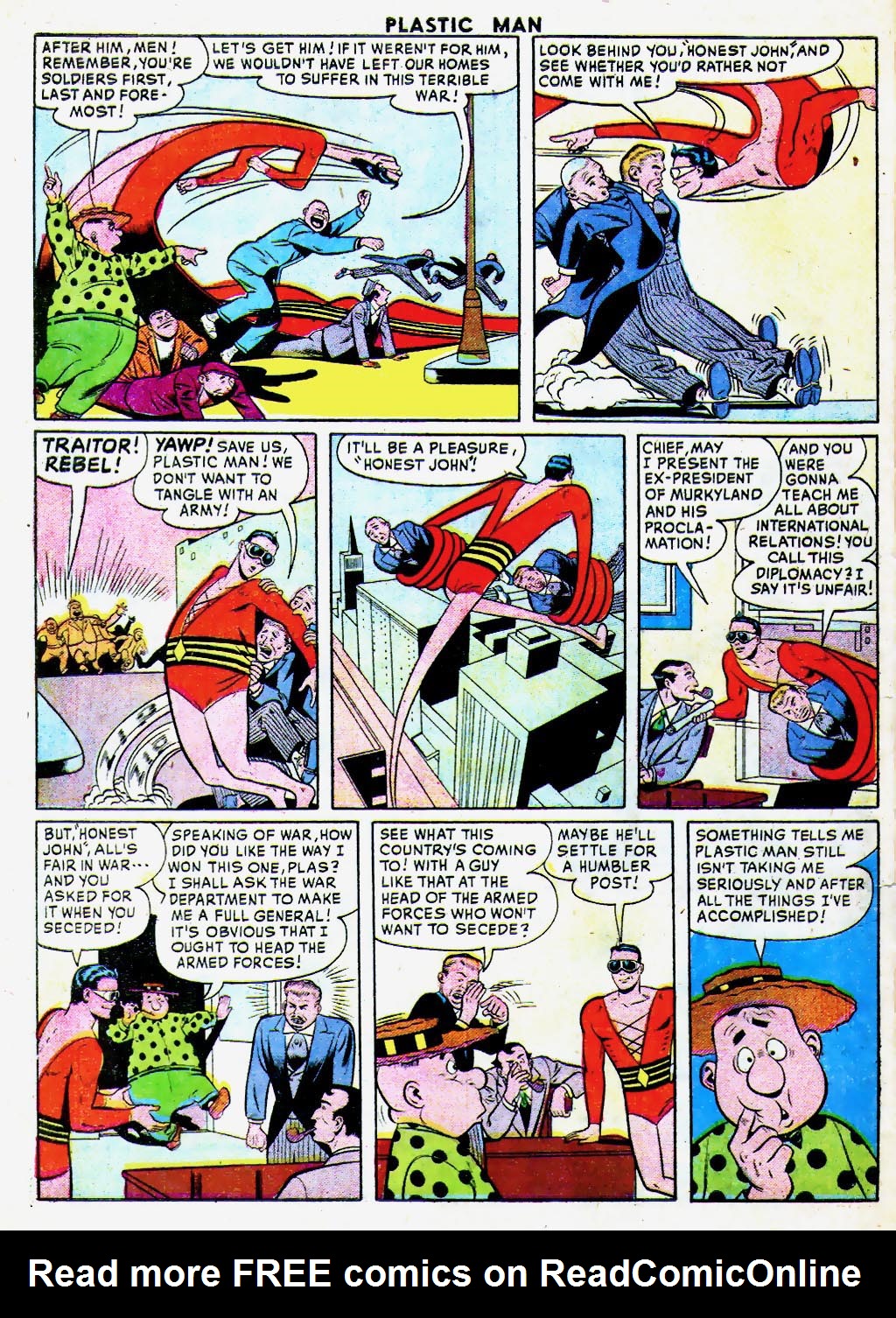 Read online Plastic Man (1943) comic -  Issue #61 - 32