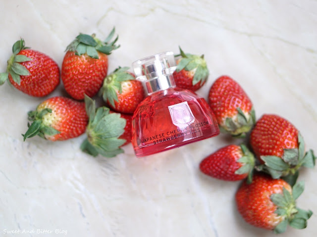 The Body Shop Japanese Cherry Blossom Strawberry Kiss Perfume EDT Review