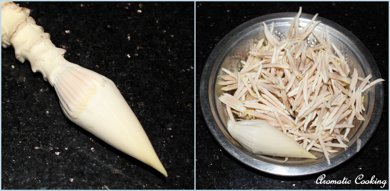 Aromatic Cooking Vazhaipoo Kuzhambu, Banana Flower Gravy