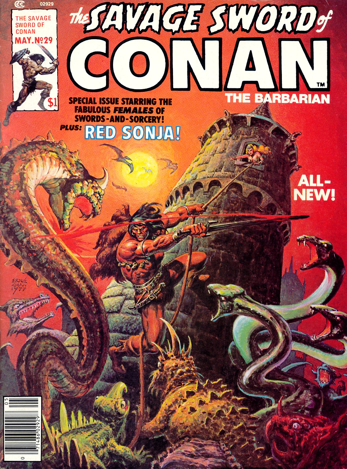 Read online The Savage Sword Of Conan comic -  Issue #29 - 1