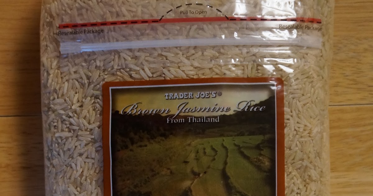 Exploring Trader Joe's Trader Joe's Brown Jasmine Rice From Thailand