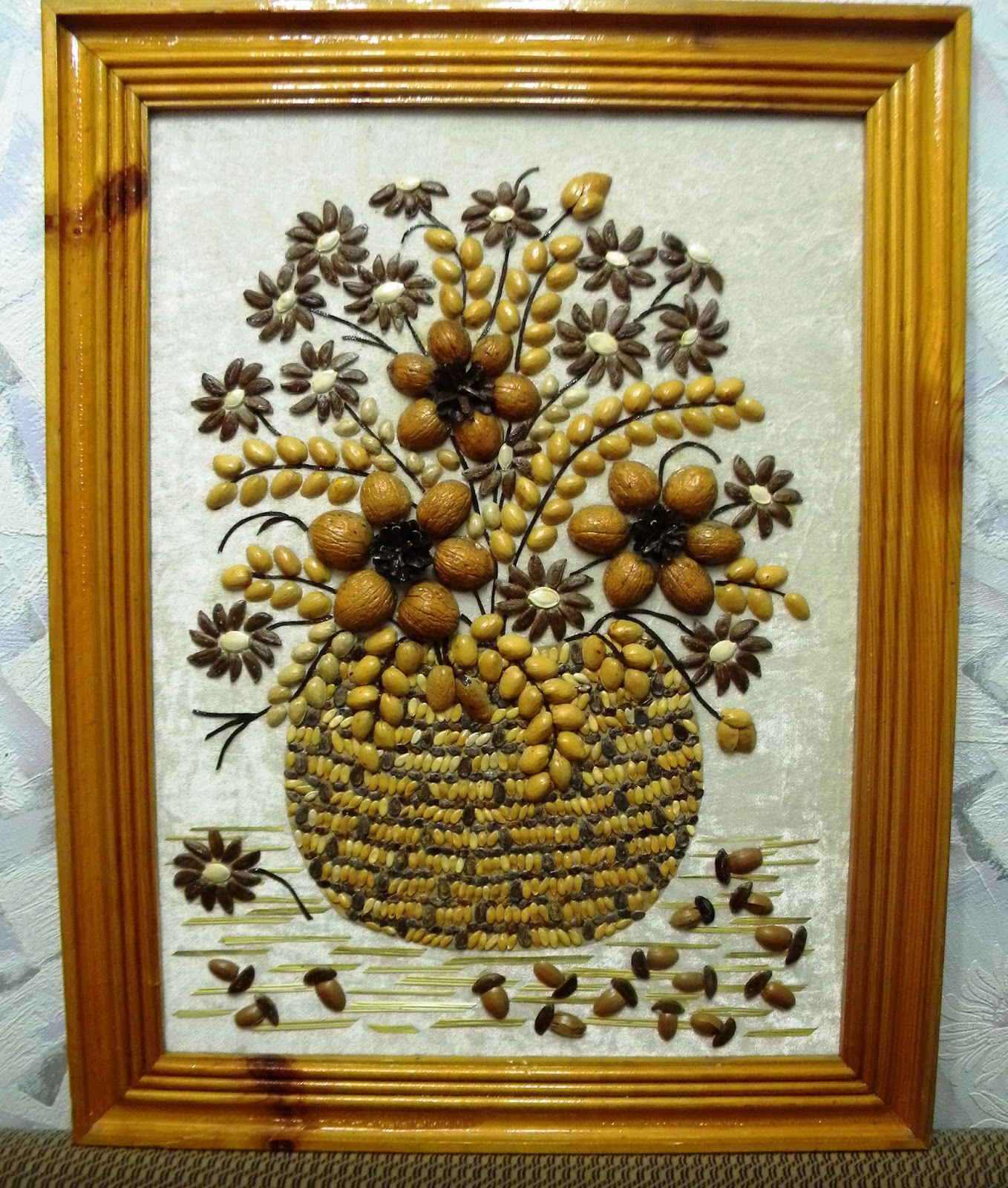 Картины из крупы