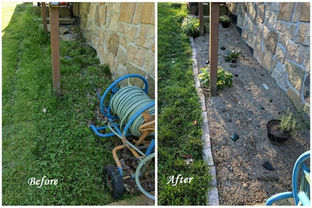 Add a garden bed to your landscape for under $20 using recycled materials. Rock garden DIY