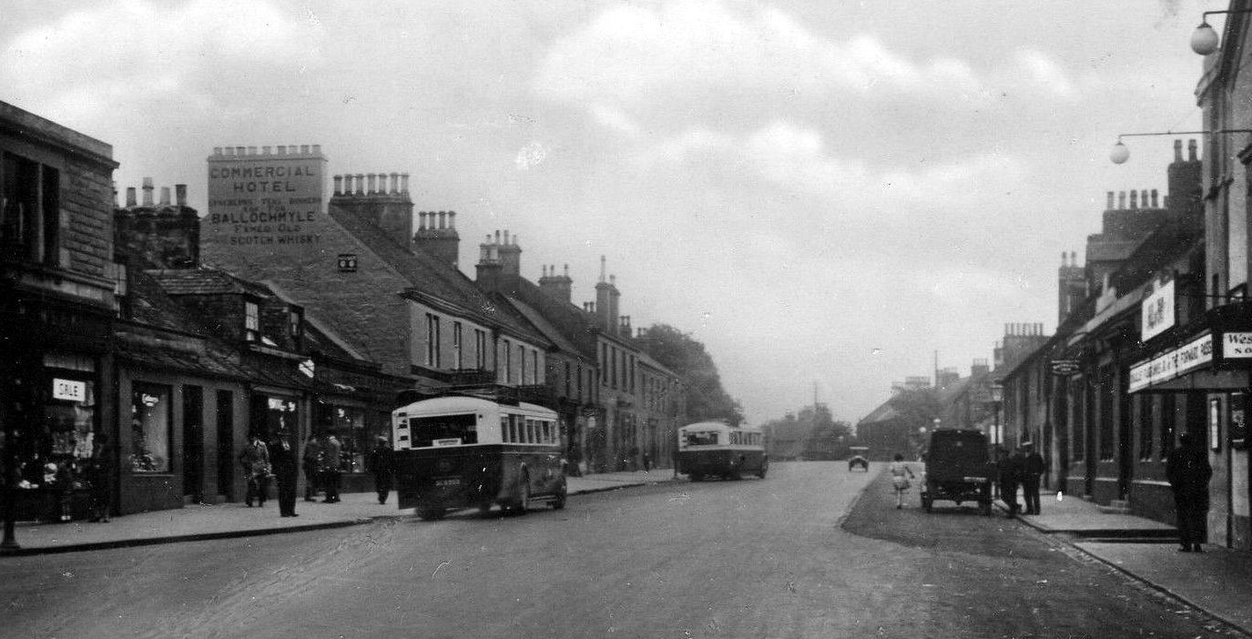 Tour Scotland Old Photograph Engine Street Bathgate Scotland