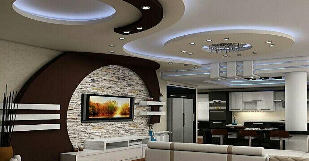 Top 100 Gypsum Board False Ceiling Designs For Living Room