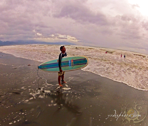 Awesome waves in Baler perfect for surfing
