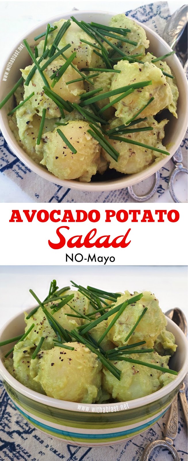 Avocado Potato Salad | With A Blast
