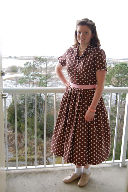 Dolly Creates: • Chocolate Bonbon 1950s Dress