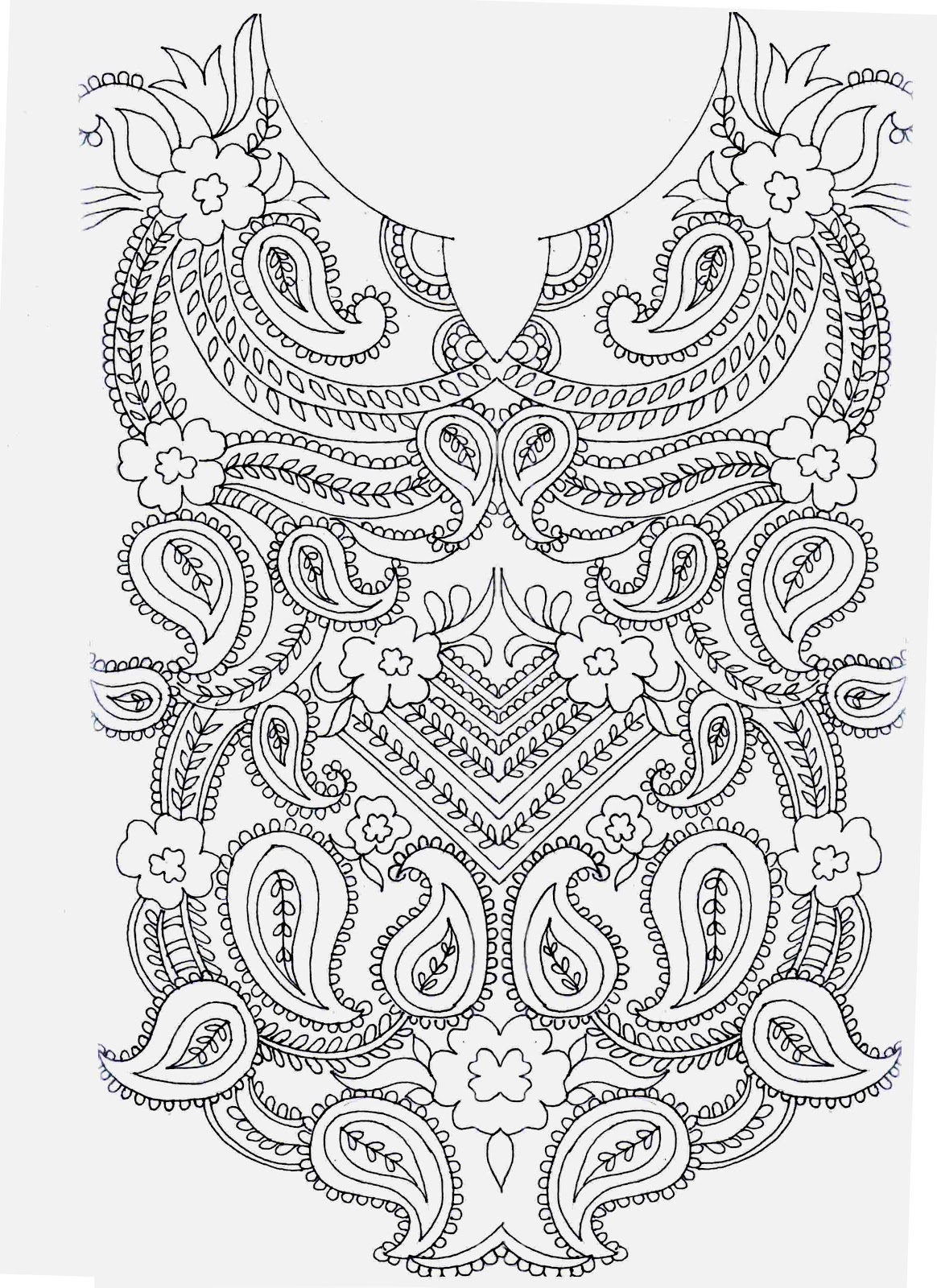 Embdesigntube Embroidery Sketches Shared By Sarika Agarwal