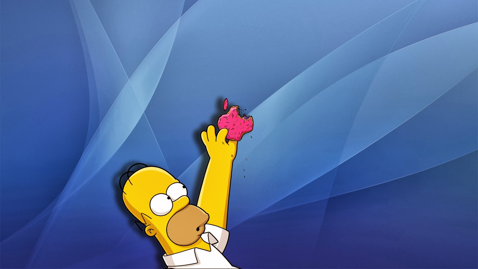 Simpsons Apple Mac | Full HD Desktop Wallpapers 1080p