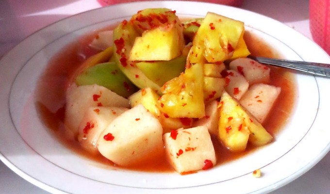 Resep Dan Cara Membuat Rujak Asinan Rujak Cuka Yang Menyegarkan