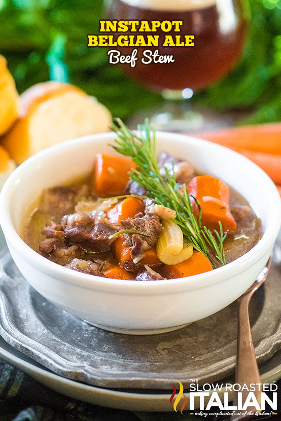 Instant Pot Belgian Ale Beef Stew