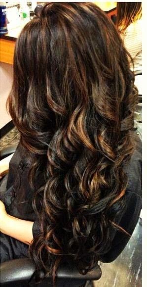 12 Flattering Dark Brown Hair With Caramel Highlights Hairstyles