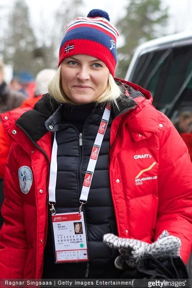 Crown Princess Mette-Marit of Norway attends the World Ski Championships