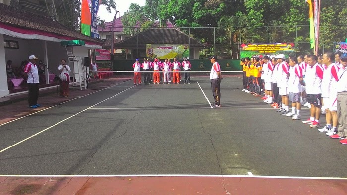 Gairahkan Tenis di Tabanan Lewat Kapolres Cup