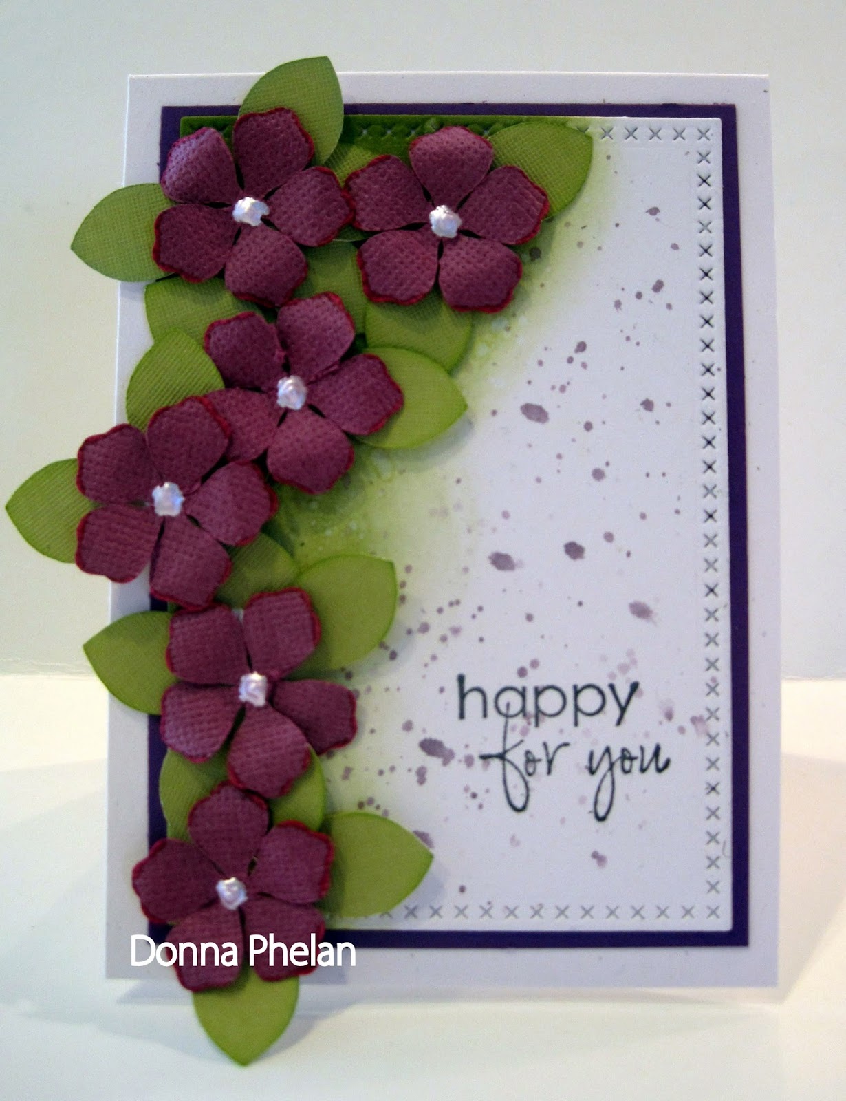 Crafting By The Beach: Flower Note Cards