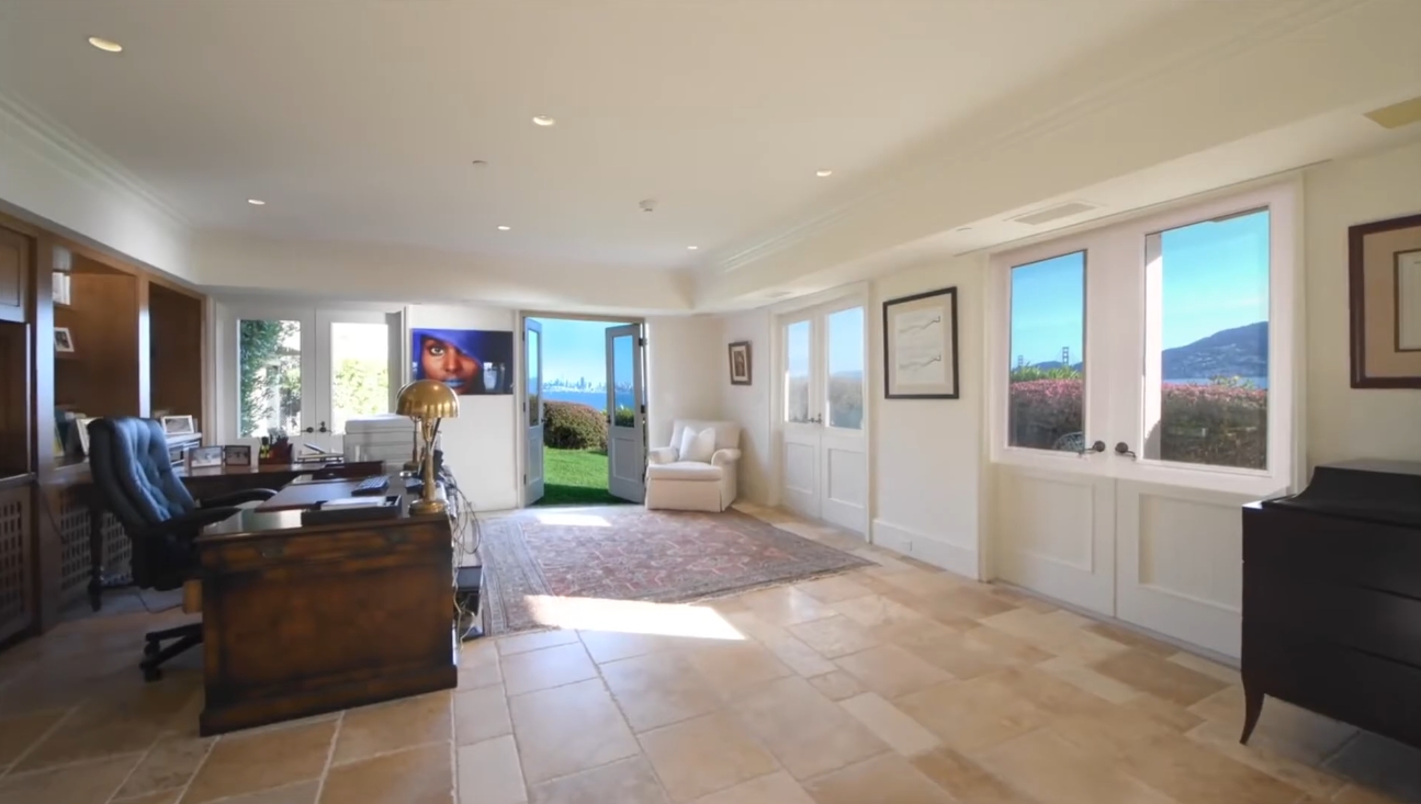 16 Photos vs. Inside Elegant Mansion with Beautiful View in Belvedere California vs. Interior Design Tour