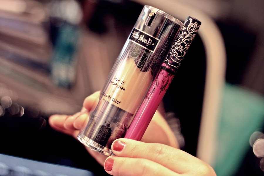 how to make blush from kat von d foundation + everlasting liquid