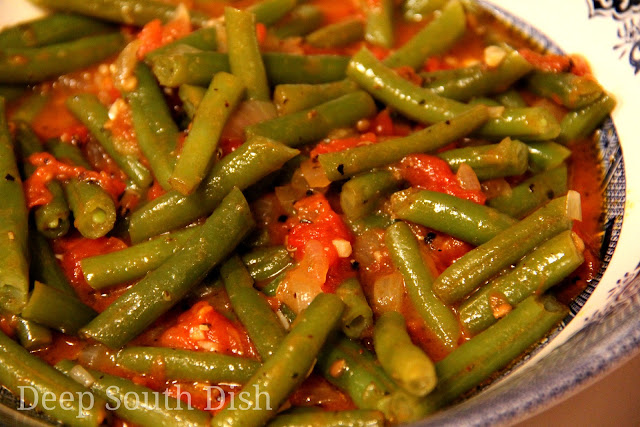 Deep South Dish Green Beans And Tomatoes